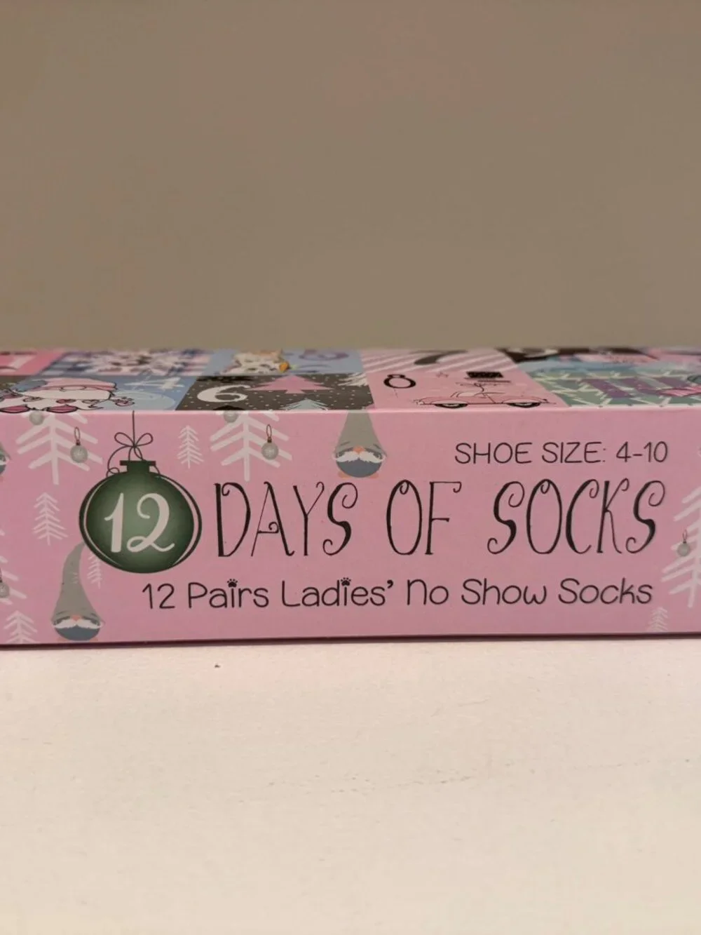 ♥3 for $15♥ 12 Days of Socks Ladies Gift Box Advent Calendar Christmas NWT